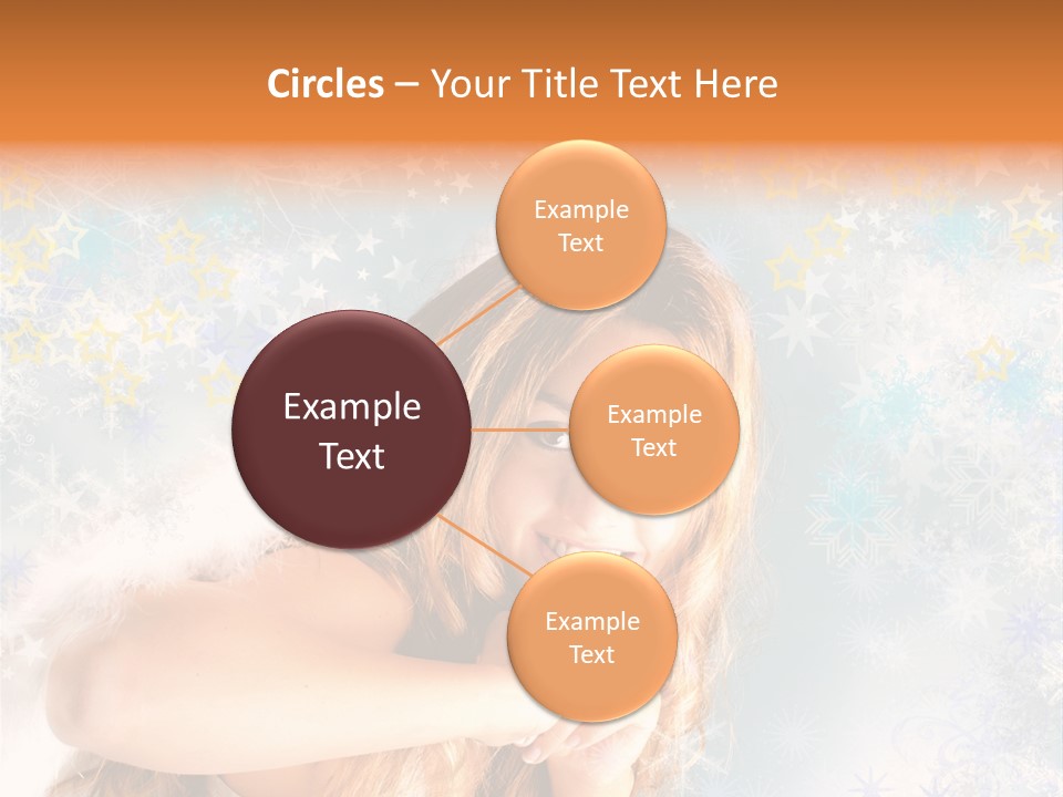 Federn Xmas Gott PowerPoint Template