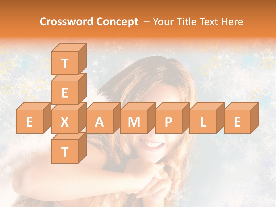 Federn Xmas Gott PowerPoint Template