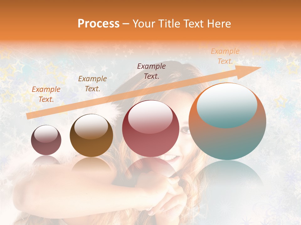 Federn Xmas Gott PowerPoint Template