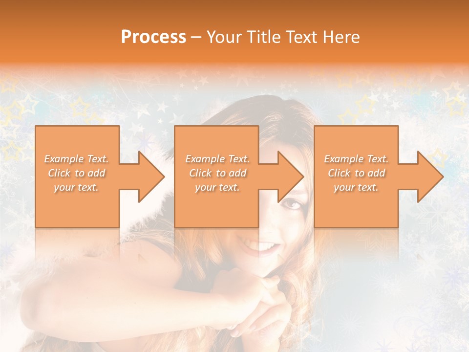 Federn Xmas Gott PowerPoint Template
