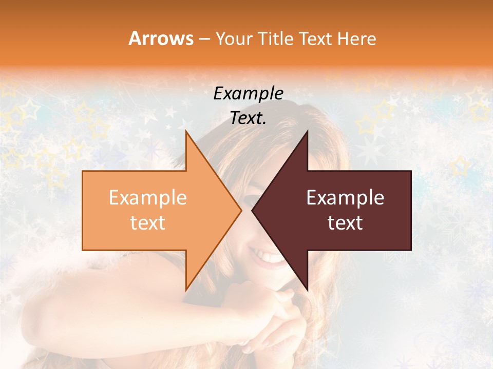 Federn Xmas Gott PowerPoint Template