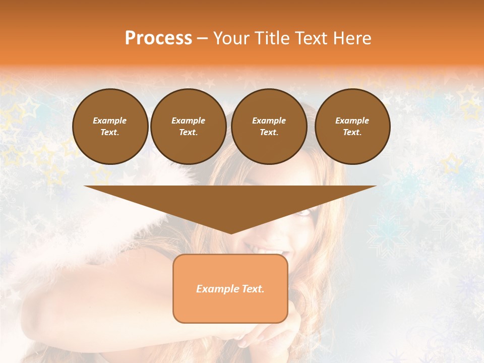 Federn Xmas Gott PowerPoint Template
