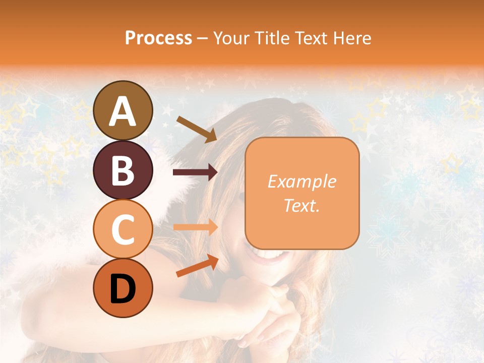 Federn Xmas Gott PowerPoint Template