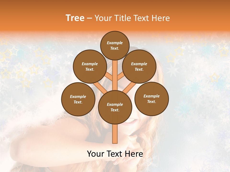 Federn Xmas Gott PowerPoint Template