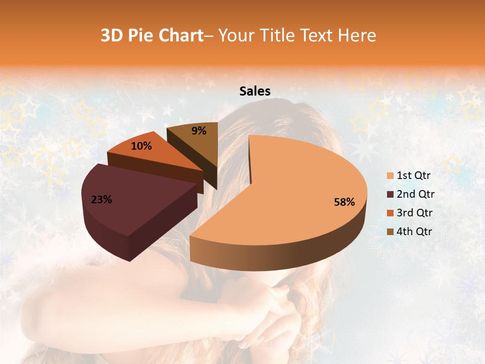 Federn Xmas Gott PowerPoint Template