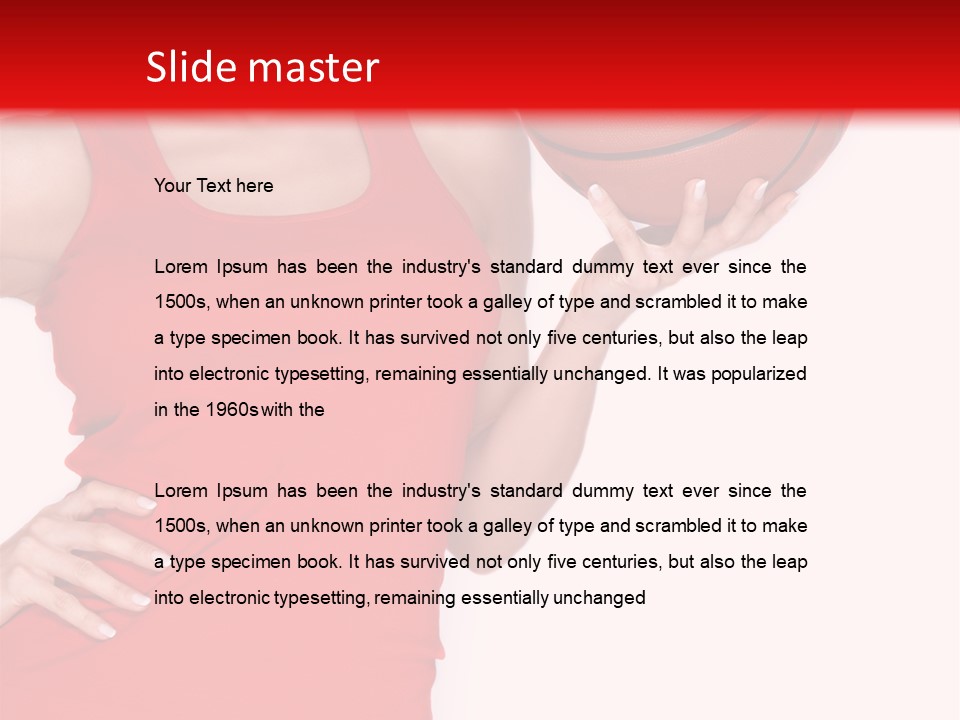 Cheerful Girl Female PowerPoint Template