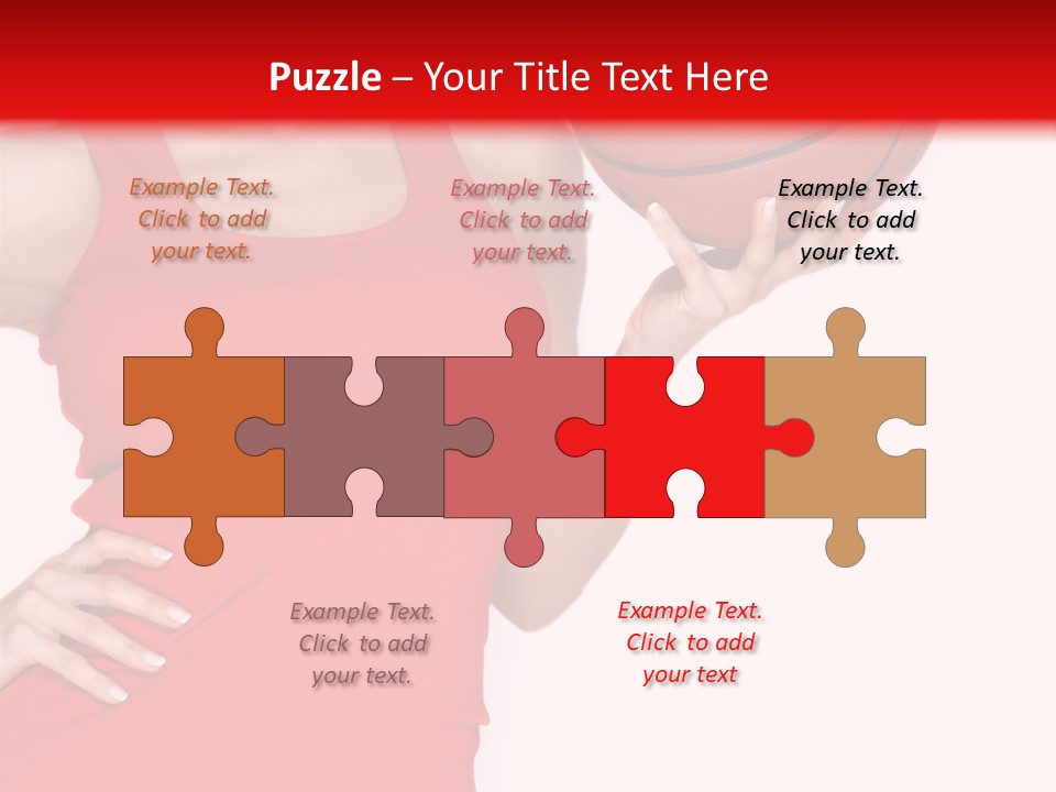 Cheerful Girl Female PowerPoint Template