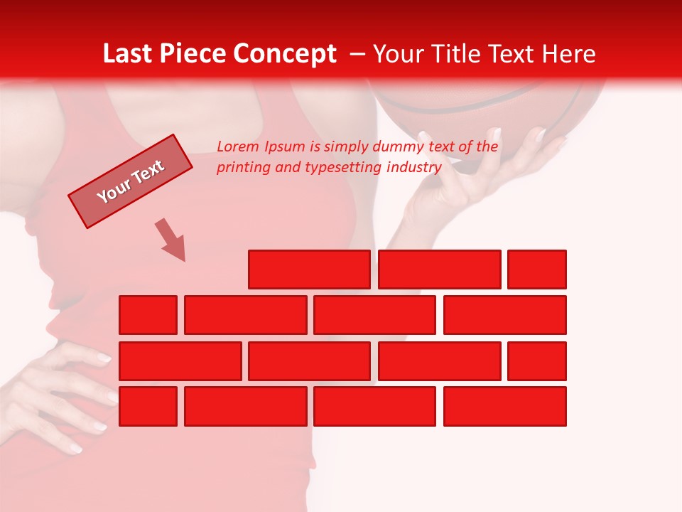 Cheerful Girl Female PowerPoint Template