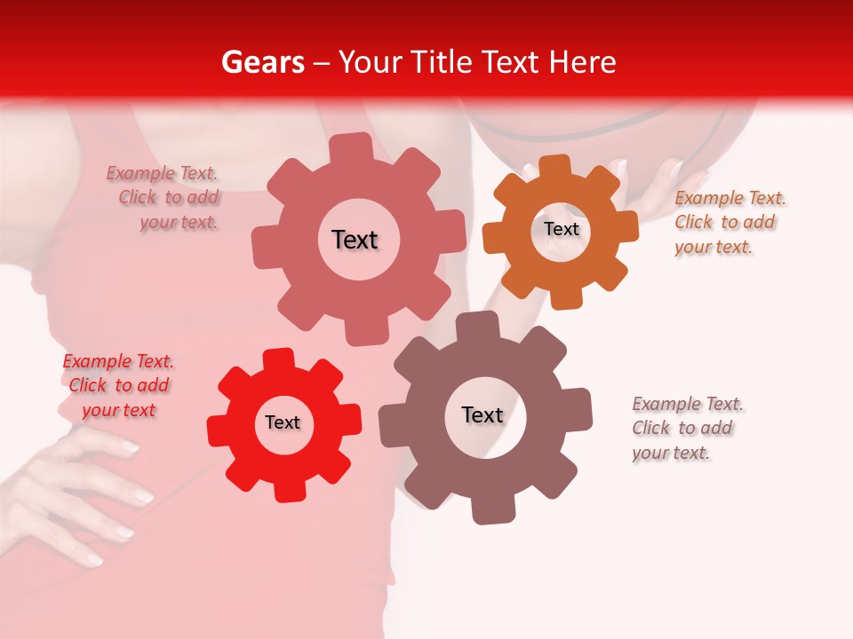 Cheerful Girl Female PowerPoint Template