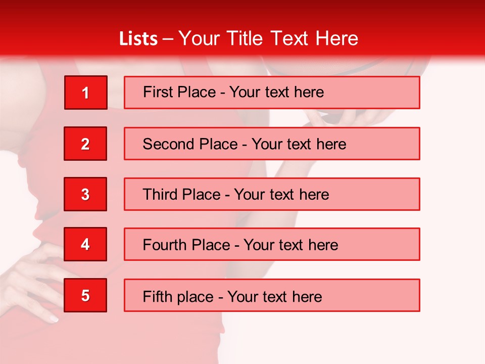 Cheerful Girl Female PowerPoint Template