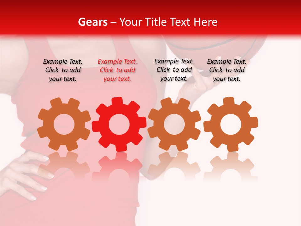 Cheerful Girl Female PowerPoint Template