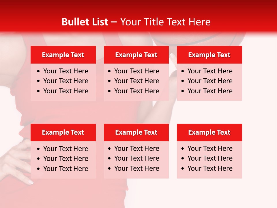 Cheerful Girl Female PowerPoint Template