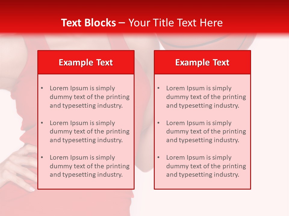 Cheerful Girl Female PowerPoint Template