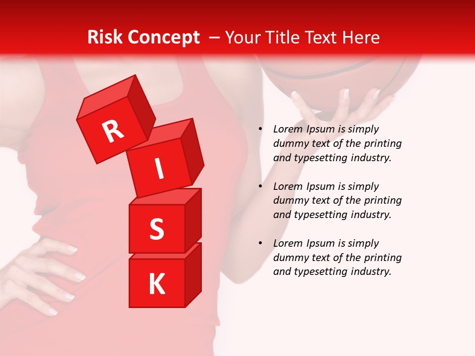 Cheerful Girl Female PowerPoint Template