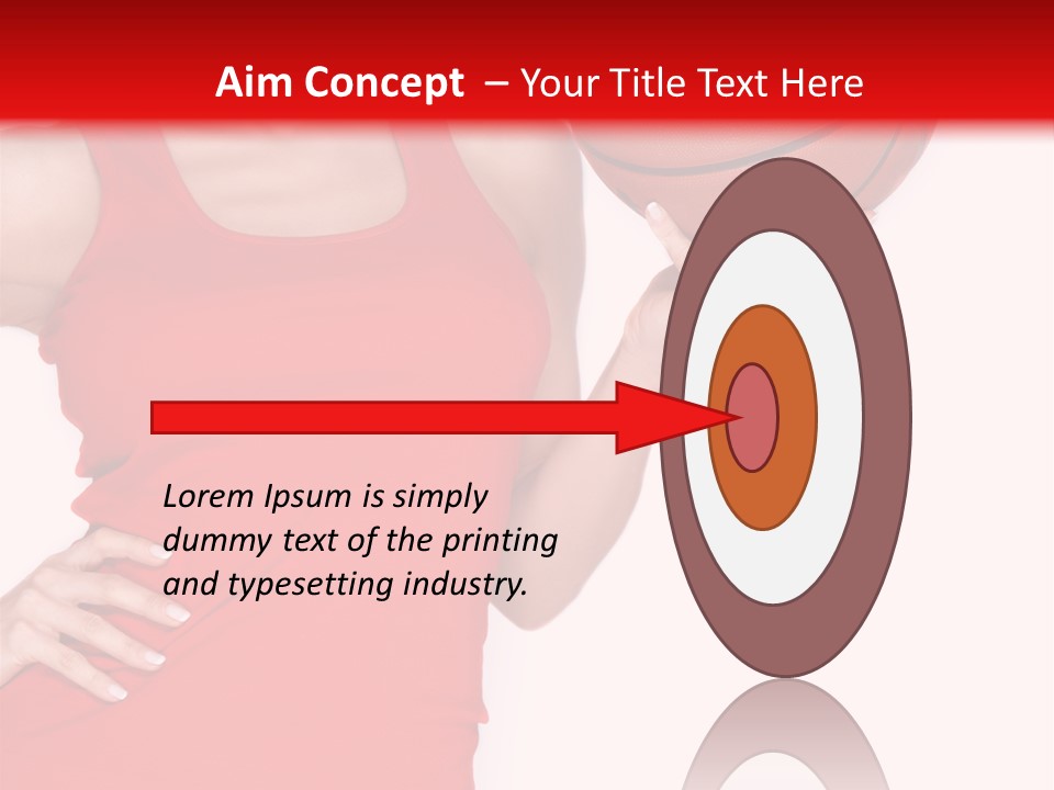 Cheerful Girl Female PowerPoint Template