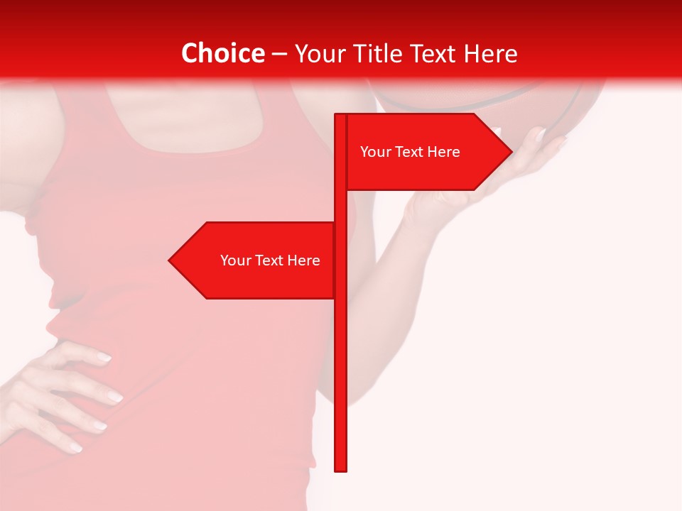 Cheerful Girl Female PowerPoint Template