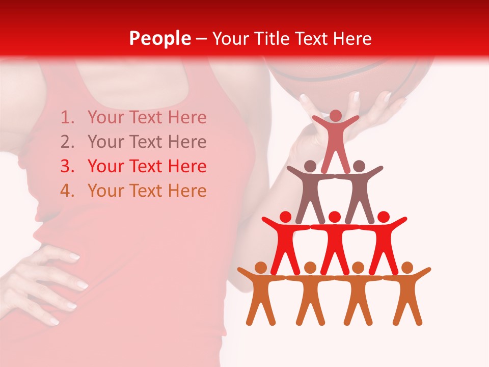 Cheerful Girl Female PowerPoint Template