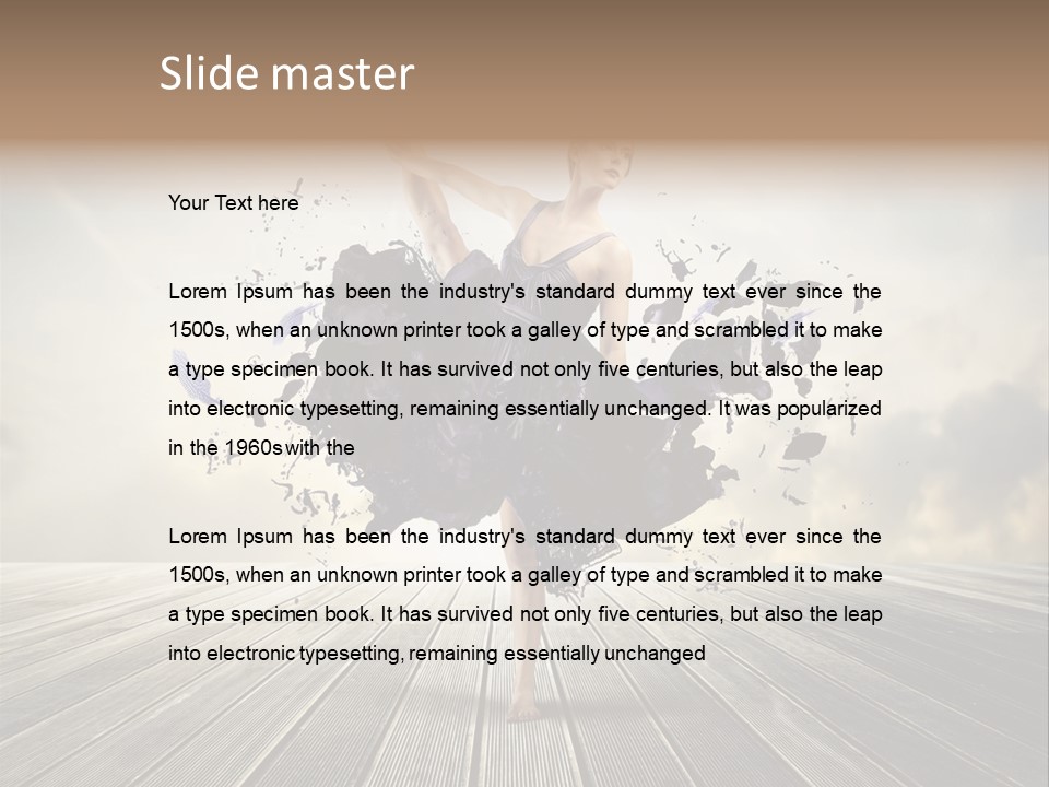 Concept Professional Drop PowerPoint Template