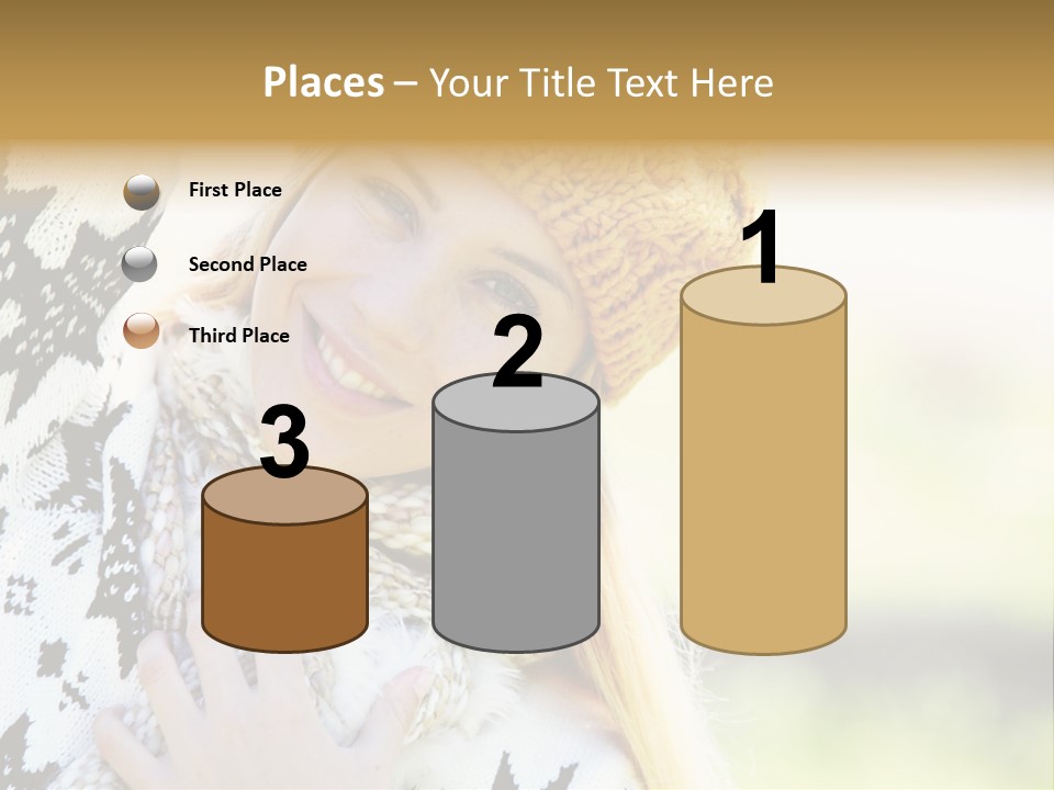 Portrait Beauty Cute PowerPoint Template