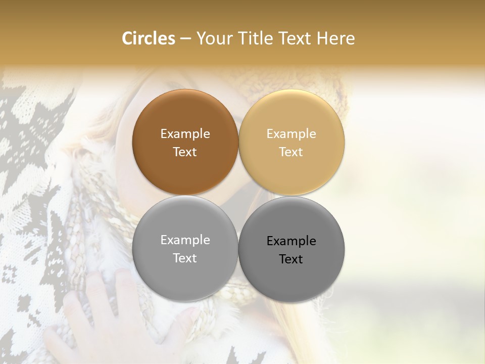 Portrait Beauty Cute PowerPoint Template