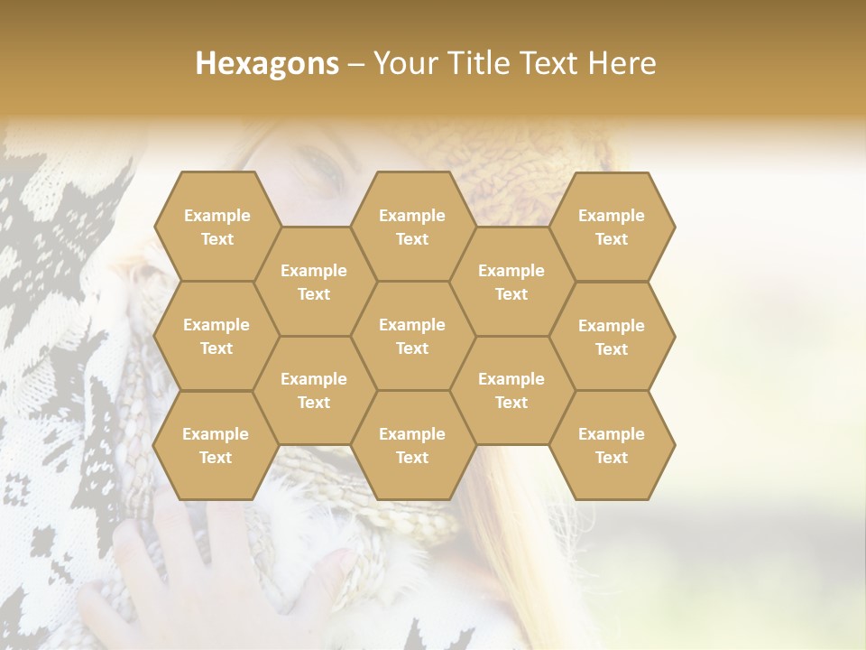 Portrait Beauty Cute PowerPoint Template