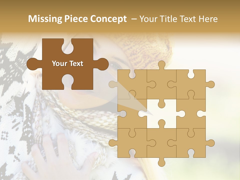 Portrait Beauty Cute PowerPoint Template