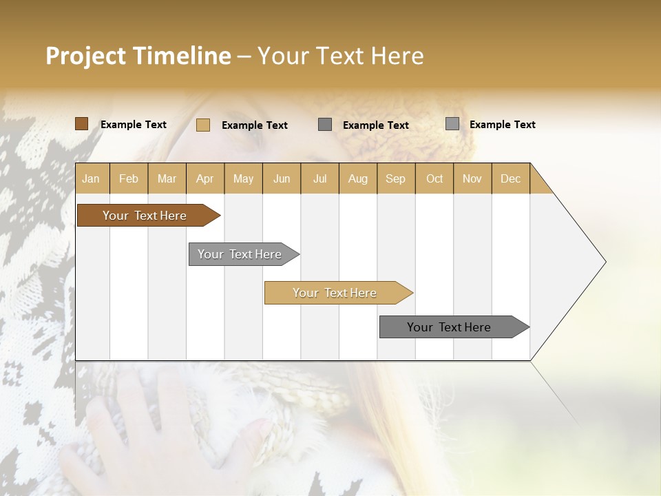 Portrait Beauty Cute PowerPoint Template