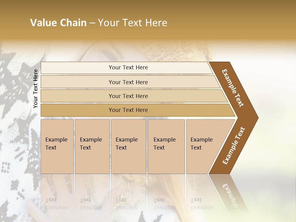 Portrait Beauty Cute PowerPoint Template