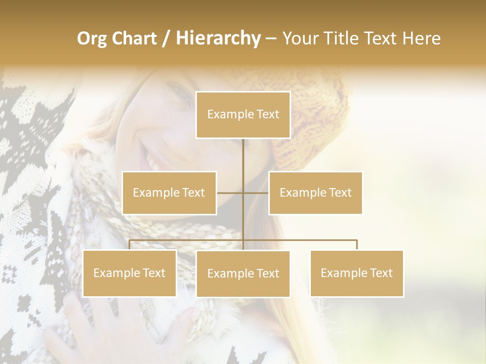 Portrait Beauty Cute PowerPoint Template