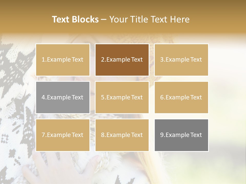 Portrait Beauty Cute PowerPoint Template