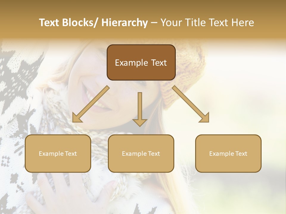 Portrait Beauty Cute PowerPoint Template