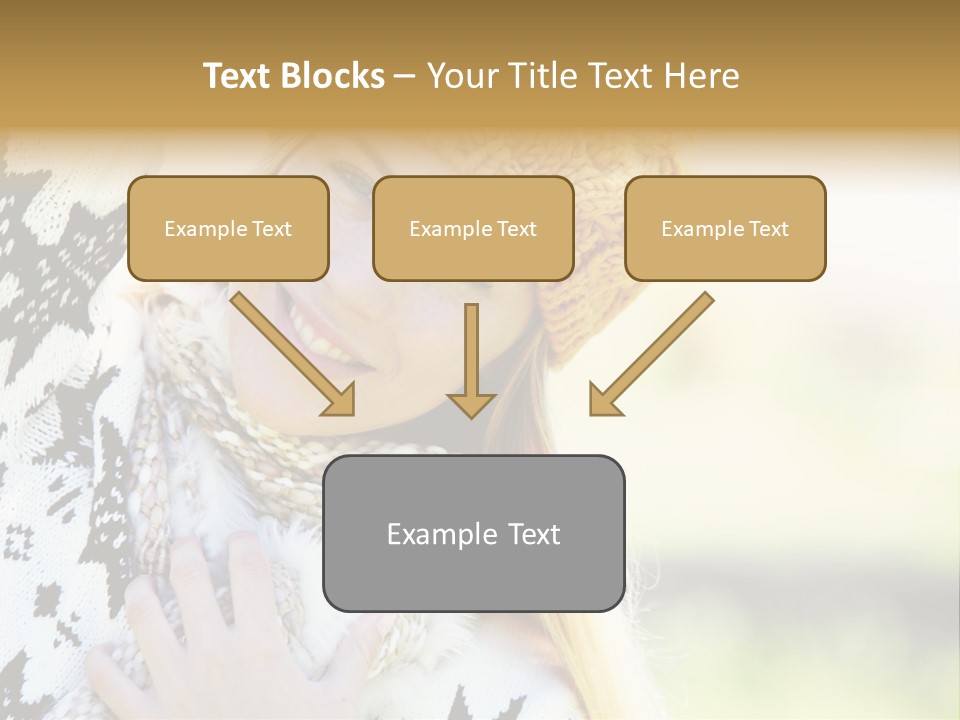 Portrait Beauty Cute PowerPoint Template