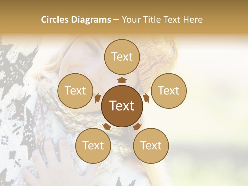 Portrait Beauty Cute PowerPoint Template