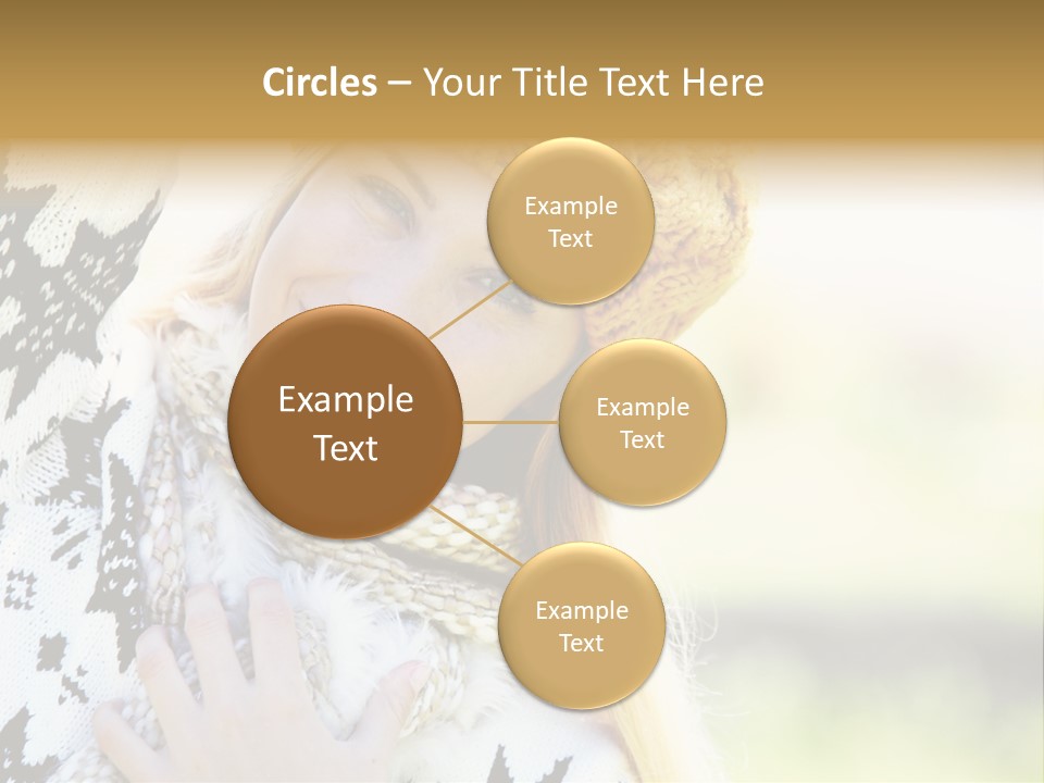 Portrait Beauty Cute PowerPoint Template