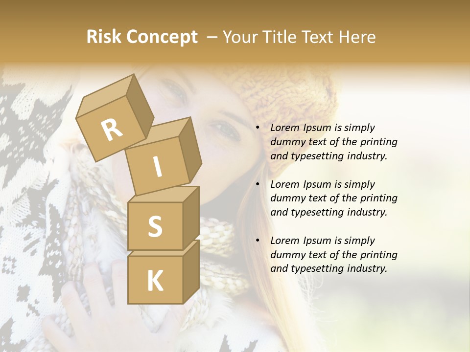 Portrait Beauty Cute PowerPoint Template