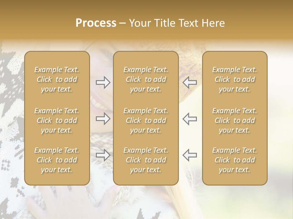 Portrait Beauty Cute PowerPoint Template