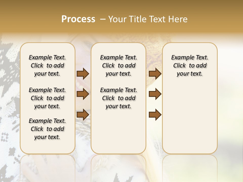 Portrait Beauty Cute PowerPoint Template