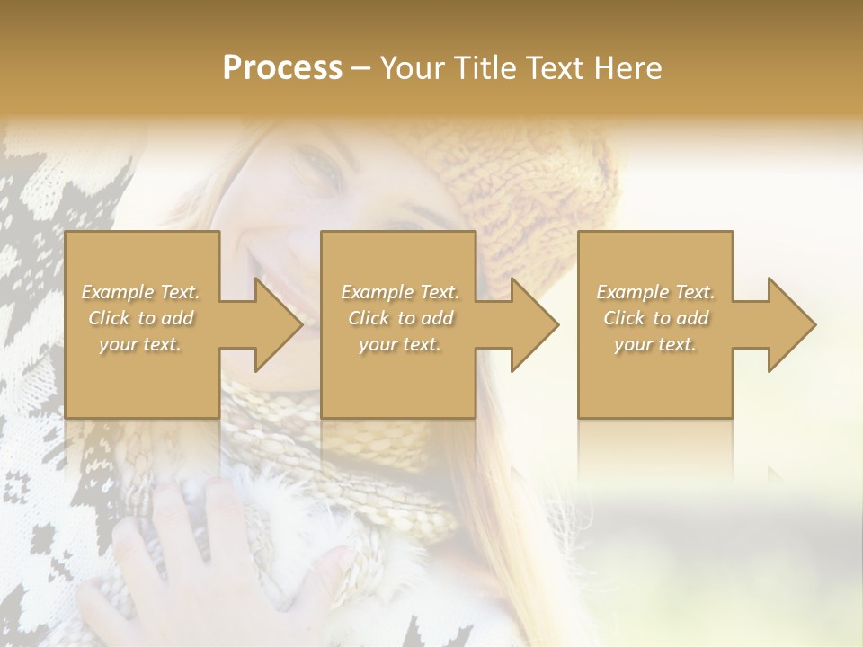 Portrait Beauty Cute PowerPoint Template