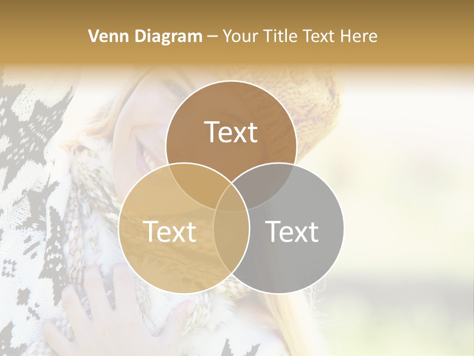 Portrait Beauty Cute PowerPoint Template