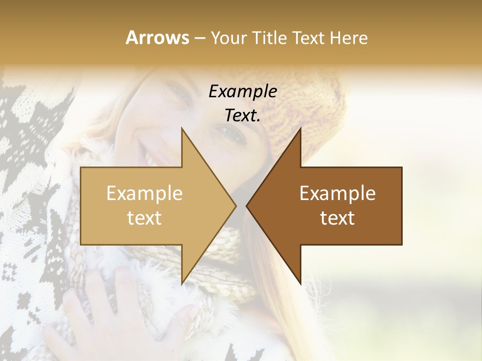 Portrait Beauty Cute PowerPoint Template