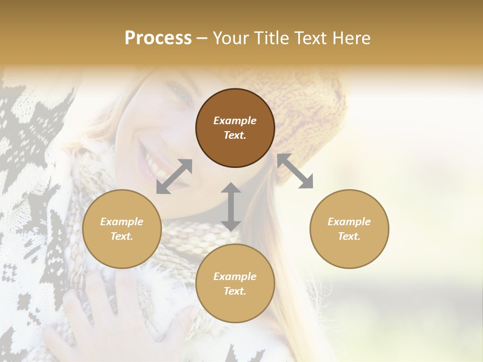 Portrait Beauty Cute PowerPoint Template