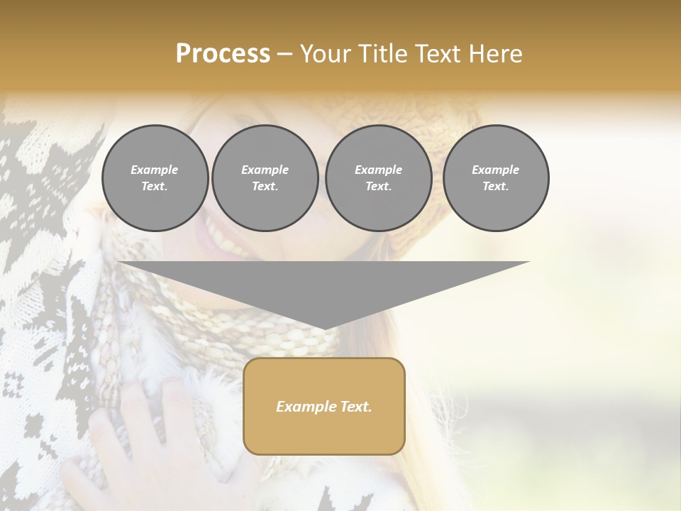 Portrait Beauty Cute PowerPoint Template