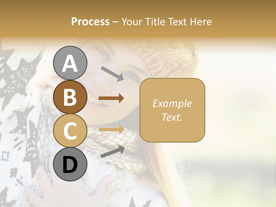 Portrait Beauty Cute PowerPoint Template