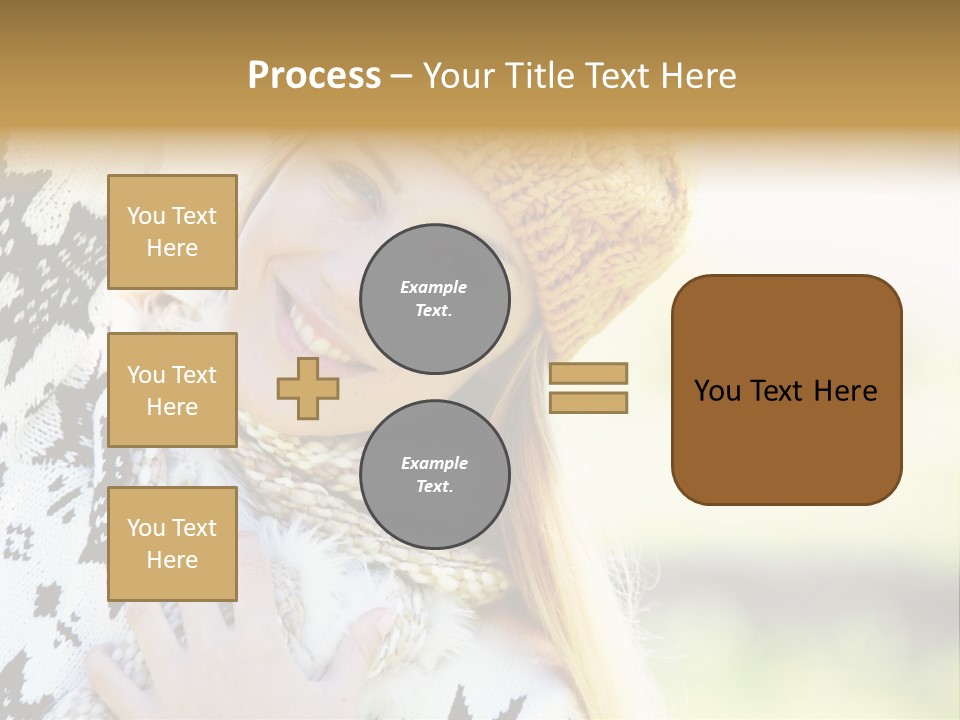 Portrait Beauty Cute PowerPoint Template