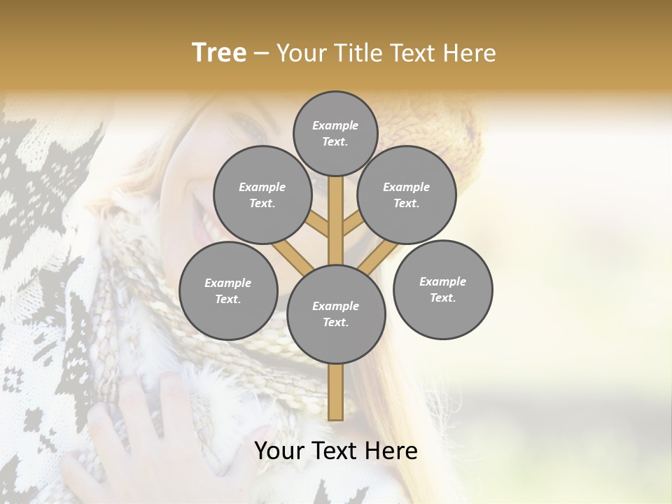 Portrait Beauty Cute PowerPoint Template