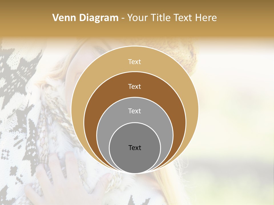 Portrait Beauty Cute PowerPoint Template