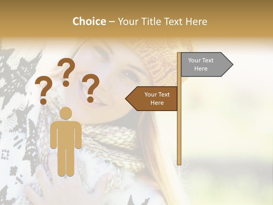 Portrait Beauty Cute PowerPoint Template