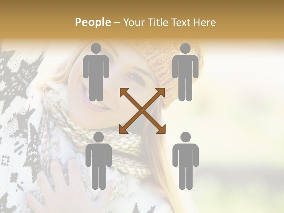 Portrait Beauty Cute PowerPoint Template