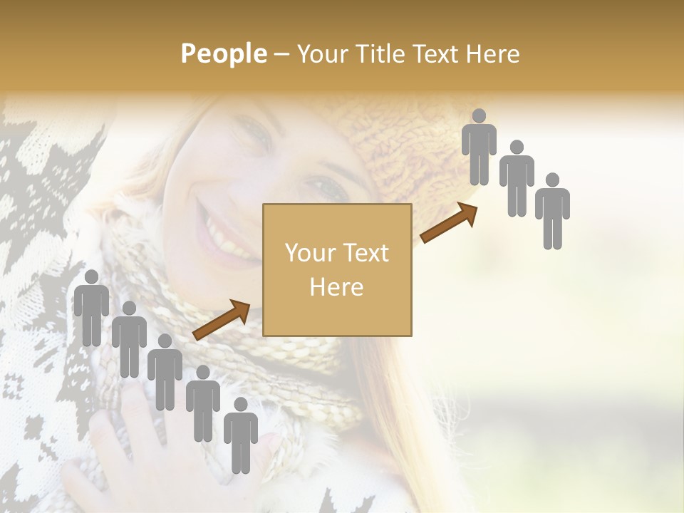 Portrait Beauty Cute PowerPoint Template