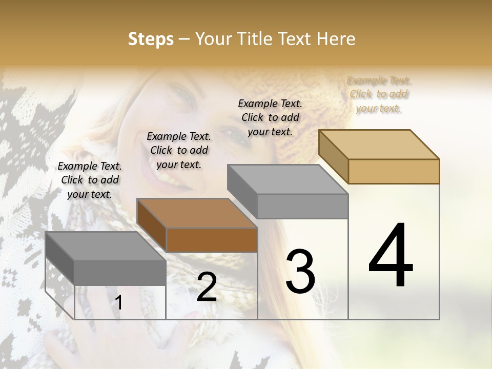 Portrait Beauty Cute PowerPoint Template